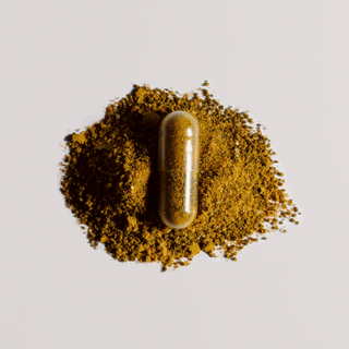 Image of our morning capsule which contains turmeric