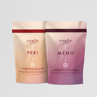 PERI and MENO Blends for perimenopause and menopause - Arbor Vitamins