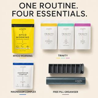 The Arbor Daily Routine — Morning, Day & Night Supplement Bundle - Arbor Vitamins