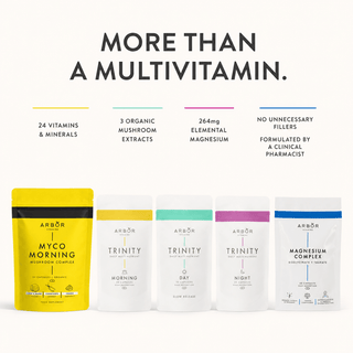 The Arbor Daily Routine — Morning, Day & Night Supplement Bundle - Arbor Vitamins