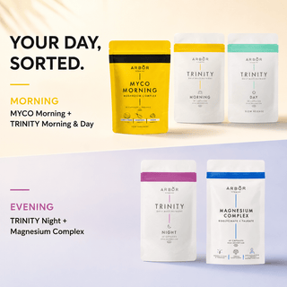 The Arbor Daily Routine — Morning, Day & Night Supplement Bundle - Arbor Vitamins